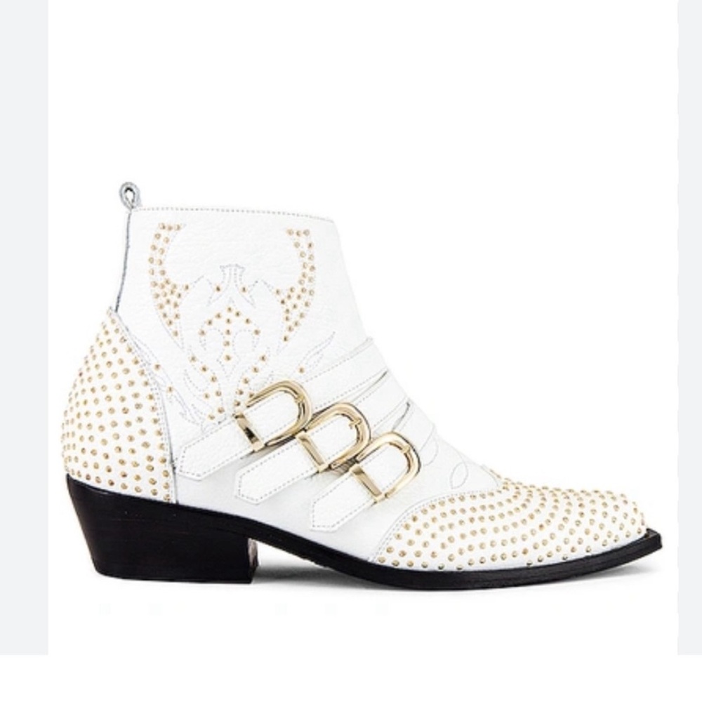 NWOT Anine Bing White Penny Boots size 41